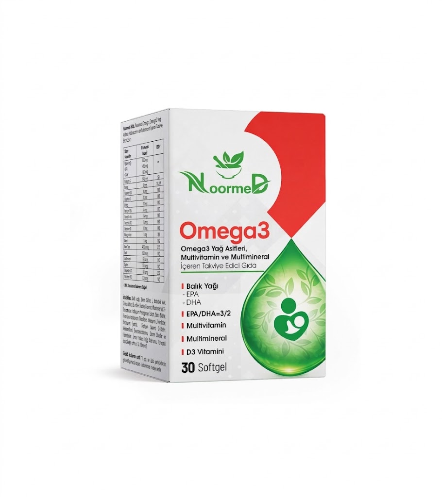 Noormed Omega3 Multivitamin & Multimineral 30 Softgel