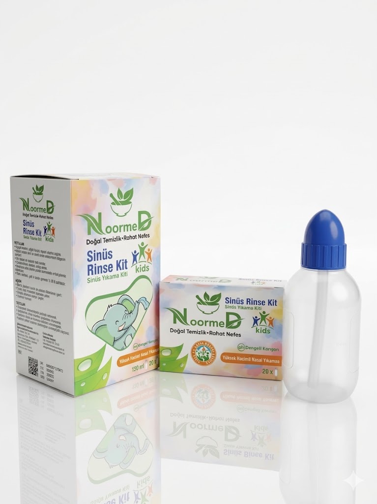 Noormed Sinüs Rinse Kit Kids Burun Ve Sinüs Temizleme Kiti