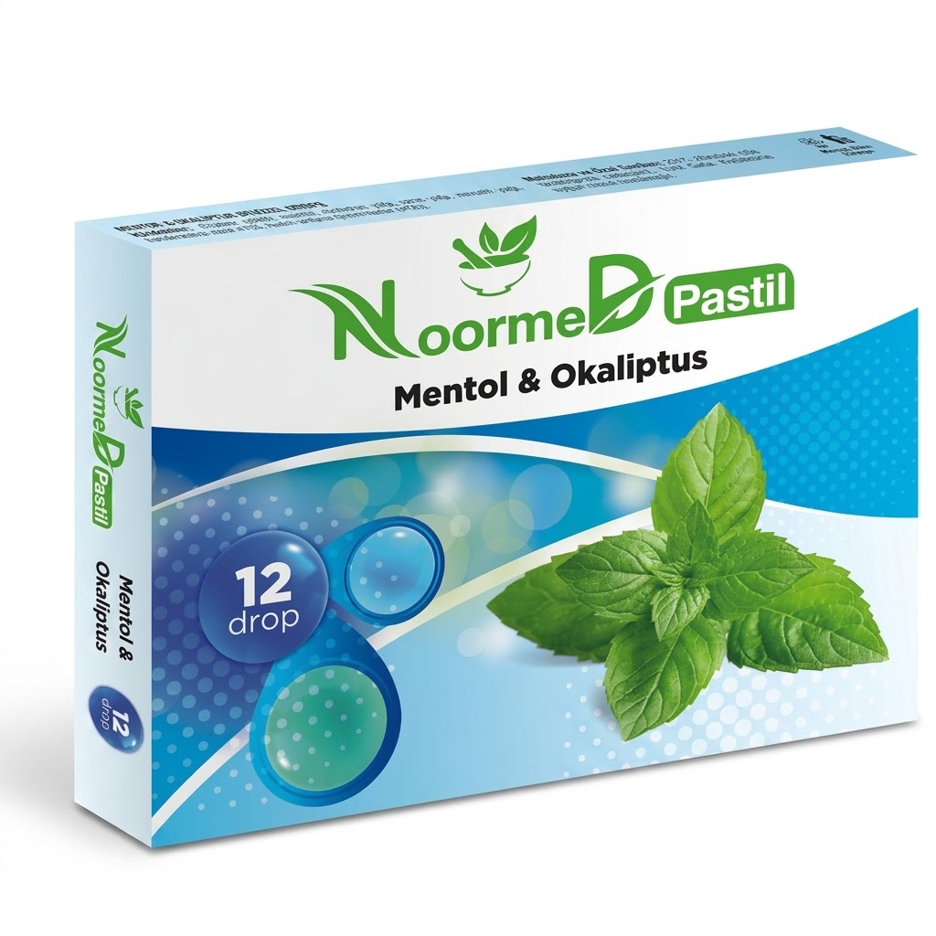 Noormed Boğaz Pastili Mentol & Okaliptus 12 Pastil